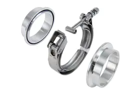 Hps Performance Products 648044894935 Quick Release V-band Clamp Kit With Aluminum Flange 4 Inch 102mm Range