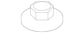 84145-26000 Hyundai Genuine Wheelhouse Liner Nut