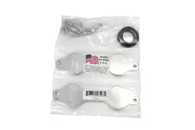 Ict 551735 Billet Engine Exhaust Port Cover Covers For Chevy Ls