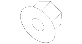 C2c38026010 Jaguar Genuine Catalytic Converter Nut