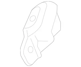 C2z21775 Jaguar Genuine Converter And Pipe Mount Bracket