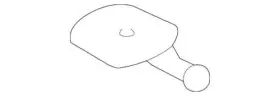 T2h3796 Jaguar Genuine Exhaust System Hanger Bracket