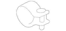 T4a6807 Jaguar Genuine Exhaust Clamp