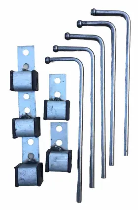 Jjh3890ah Jones Exhaust 5 Universal Southern Arrowhead 3/8 Inch X 10 Swinger Hangers With Mount