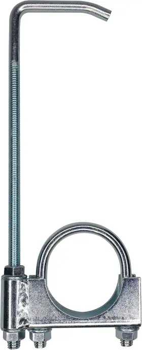 Jquad 859668006967 2 Inch Universal Clamp On Exhaust Hanger - Made In The Usa Metallic