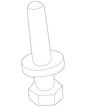 28528-25100 Kia Genuine Bracket Bolt