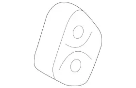 28658-b2000 Kia Genuine Rear Muffler Hanger