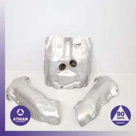 11657576998 Land Rover 2011 Bmw F10 550i Turbo Turbocharger Heat Shield Insulation Set 7576999 Oem