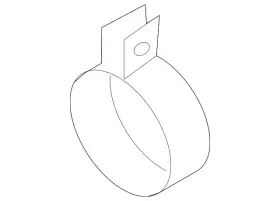 Lr003178 Land-rover Genuine Center Muffler Clamp