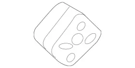Lr004549 Land-rover Genuine Muffler With Tailpipe Insulator