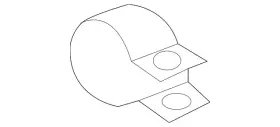 Lr009430 Land-rover Genuine Intermediate Muffler Clamp