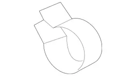 Lr077700 Land-rover Genuine Resonator And Pipe Clamp