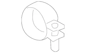 Lr077709 Land-rover Genuine Exhaust Muffler Clamp