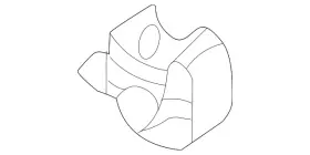 Lr100224 Land-rover Genuine Damper Insulator