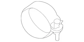 Lr128613 Land-rover Genuine Exhaust Clamp