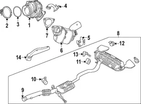 Lr181089 Land-rover Genuine Exhaust Clamp