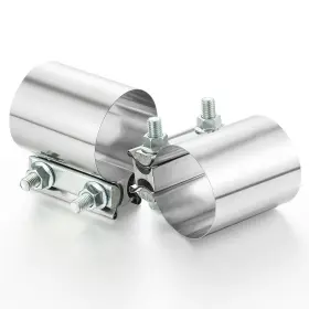 Yy-jbc008-2 Lcgp 2pcs 3 Inch Stainless Steel Lap Joint Band Exhaust Clamp T304 Step