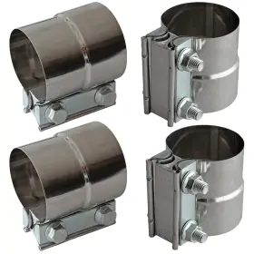 Usau400-45-300 Ledaut Clamps Band Clamp 2.5 Lap Joint Stainless Steel 4 Pack