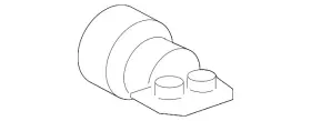 17581-67010 Lexus Genuine Exhaust Mount Bushing