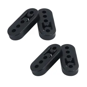 Lk-ehr-04b Lokocar 4pcs Universal Exhaust Hanger Rubber Adjustable Insulator Bushing Mount 4 Holes