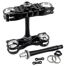 21426500054372-7fbfeb Luxon 00054372-7fbfeb Gen3 Pro Triple Clamp Set With Rubber Isolat Handlebar Mount