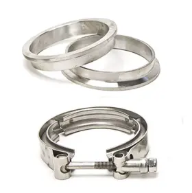 Map-4055 Maperformance 3 Inch Stainless Steel V-band Assembly Clamp With Flanges