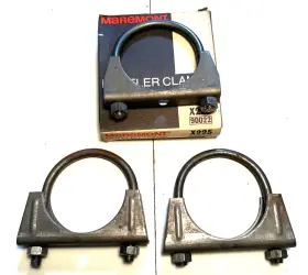 90022 Maremont 3 Vintage 2 1/4 Inch Muffler Clamp Clamps X225 Made In Usa