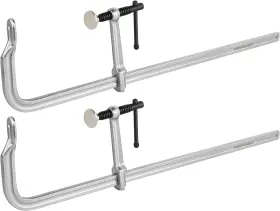 Mxp88 Maxpower F Clamp 24 Inch Heavy Duty Clamps For Welding X 2 Pcs Black