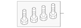 9kdb-00-612 Mazda Genuine Mount Bolt