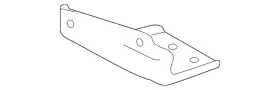 L512-40-071a Mazda Oem New 2010-2013 3 S 2.5l Mnfd With Converter Lower Bracket