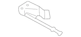 Zzda-40-750 Mazda Genuine Exhaust Muffler Bracket