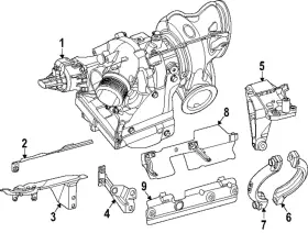 000-995-17-04 Mercedes-benz Genuine Profile Clamp Two-piece