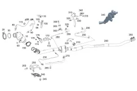 000-995-17-33 Mercedes-benz Genuine Profile Clamp Exhaust Sys