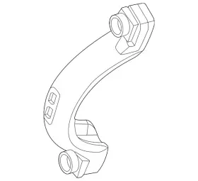 Mercedes-benz 000-995-18-04 Genuine Mercedes-benz Exhaust Clamp