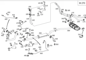 000-995-34-33 Mercedes-benz Genuine Profile Clamp Exhaust Sys