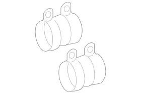 000-995-47-35 Mercedes-benz Genuine Clamp