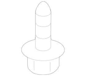 001-984-17-29 Mercedes-benz Genuine Screw