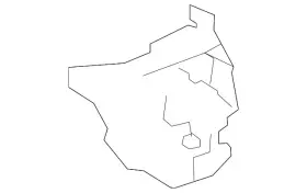 118-885-36-02 Mercedes-benz Genuine Exhaust Tail Pipe Tip Bracket