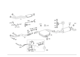 126-492-02-45 Mercedes-benz Genuine Flange