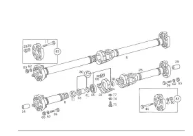 129-410-20-81-64 Mercedes-benz Genuine Rubber Bushing