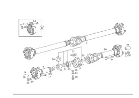 140-410-08-81 Mercedes-benz Genuine Rubber Bushing