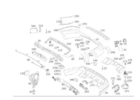 164-885-30-14 Mercedes-benz Genuine Holder