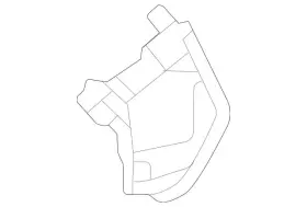 Mercedes-benz 167-885-35-07 Genuine Mercedes-benz Exhaust Tail Pipe Tip Bracket
