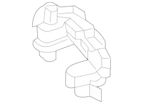 172-885-58-00 Mercedes-benz Genuine Bumper Holder