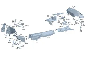 177-682-94-01 Mercedes-benz Genuine Holder