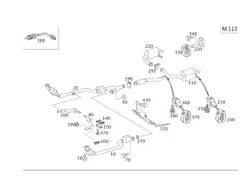 203-490-00-40 Mercedes-benz Genuine Holder