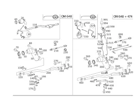 203-490-04-41 Mercedes-benz Genuine Converter And Pipe Clamp