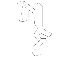 204-490-09-37 Mercedes-benz Genuine Exhaust System Hanger