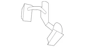 204-490-14-37 Mercedes-benz Genuine Exhaust System Hanger Bracket