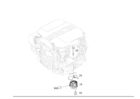 204-492-02-44 Mercedes-benz Genuine Suspension Ring